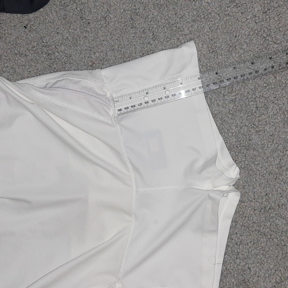 NWT. Nike Tennis Dri-Fit Power Skirt Skort. Attached shorts. White and Pink Sz L - Picture 7 of 7